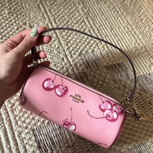 Coach Nolita Barrel Bag with Cherry Print